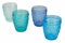 Villa d’Este Home Tivoli 4er Set Wassergläser aus Glas 300 ml Imperial Ocean