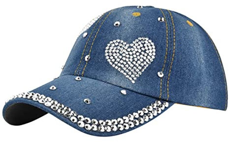Cap Damen Sommer, Baseballkappe Outdoor Baumwolle Baseball Cap Verstellbar Erwachsenen Mütze Sport Baseballmütze für Damen