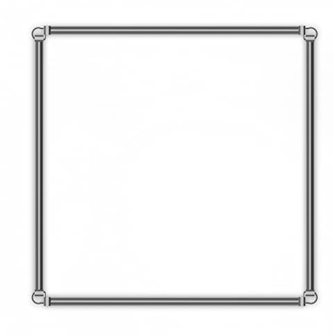 AC Infinity Heavy-Duty Grow Tent Mounting Bars 90x90cm, High Airflow CFM Kit Prevents Walls from Sucking in, Trellis and Supplemental Lights Mounting for All 36 x 36 Indoor Grow Tents