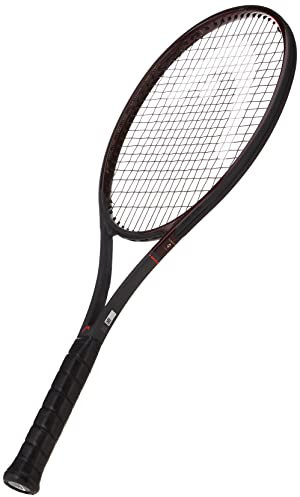 Head Graphene Tennisschläger 360+ Prestige Pro 2021, 4-3/8 Zoll Griffgröße, Schwarz/Rot
