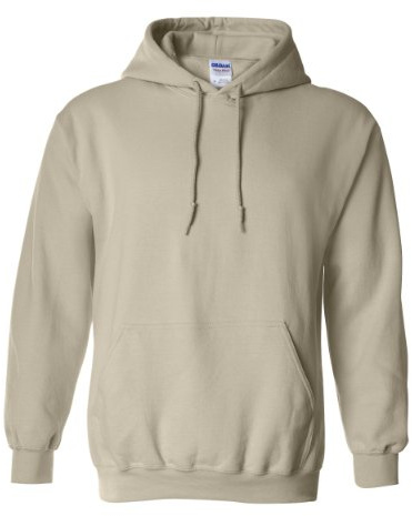 Gildan mens Men's Fleece Hooded Sweatshirt, Light Sand, 4XL