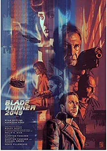 Poster Blade Runner 2049 Poster, Vintage-Filmplakat, Leinwand, Malerei, Kunst, Wandbilder, Poster Und Drucke, Heimdekoration 50X70Cm Kein Rahmen