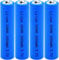 LiCOPOW 4 Stück 10440 3,7V 1000mAh wiederaufladbare Li-Ionen-Akkus