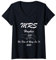 Mrs. HUGHES 2023, er hat einen Ring darauf gelegt, Verlobung, Hochzeit T-Shirt mit V-Ausschnitt