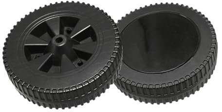 rockible Roues Universelles pour Barbecue, 2 Pièces, Légères, Largeur 4cm, Brouette, Pneu de Chariot à Main 17cm, Accessoires de Jardin pour Salle à Manger En