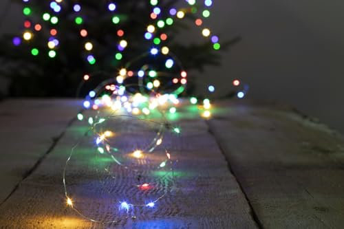 Feeric Chrismas Weihnachtsgirlande, Kupfer, mehrfarbig