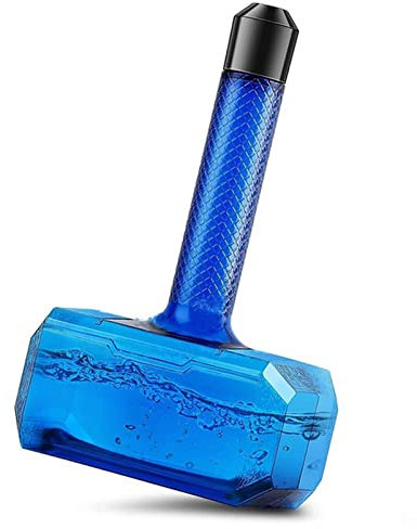 DUnLap Wasserglas Waterbottle Survival trainieren Flasche Sporthammer for Thor geformte große Kapazität Trinken Wasserglas Grau (Size : Blue)