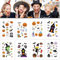 LYQNIHOB Halloween Adesivi, 8 Fogli di Adesivi a Tema Halloween Decorazioni Adesivi Cartone Animato, Artigianato Scrapbooking Fai-da-Te, Regali Gadget per Festa di Halloween Bambina e Ragazzo