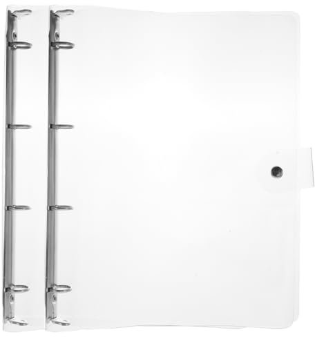CANIGHT 2st Bindemittel Notizblock Campus-notizbuch Zeitschrift Tagebuch-notizbuch Spiralblock Bürobedarf Und Schreibwaren Notizbuch Zu Machen Einstellbar Sammelalbum Plastik Transparent