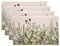 Qianyu Blumen Schmetterling Sommer Platzsets Set 4 Stück Tischset Ostern Küche Tisch Dekoration Drinnen Urlaub Dekor für Drinnen Urlaub Küche Esszimmer Bauernhaus Party Deko 30x45.5cm