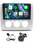 ihreesy 2G+32G Radio de Coche 2 Din Compatible para Ford Focus MK2 MK II 2004-2011, Android 13 9 Pulgadas Carplay Android Auto Multimedia mit GPS Navi WiFi Mirror Link FM/RDS Radio SWC Cámara