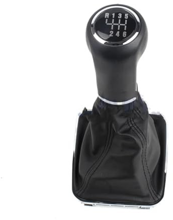 Perilla Cambios Para Opel Para Zafira B 2005-2010 Perilla De Cambio De Marchas De 6 Velocidades Con Funda De PU Accesorios Para Automóvil Pomos Palanca Cambios