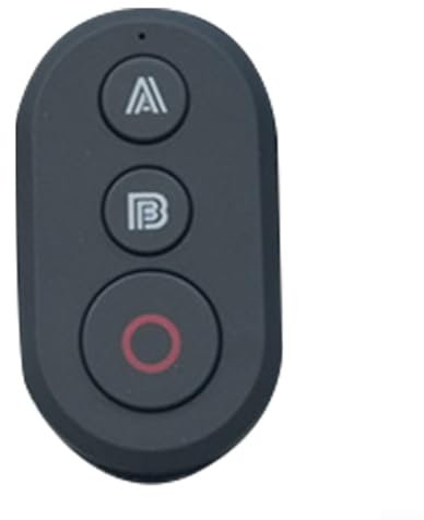 Zoegneer Télécommande Bluetooth pour Appareil Photo - Design Compact et Portable - pour X5 X4 PRO2 - Matériau ABS - Noir