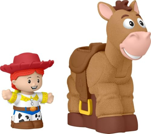 Little People Toy Story Jessie und Bullseye mit Kopfbewegung, für Jungen und Mädchen ab 1,5 Jahren