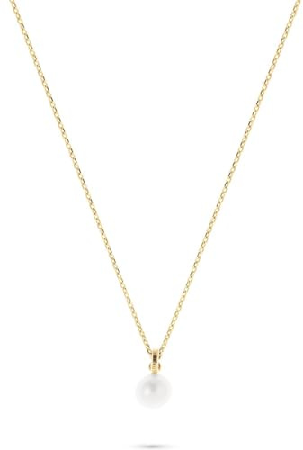CHRIST Damen-Kette 375er Gelbgold Süßwasserperle One Size 89206587