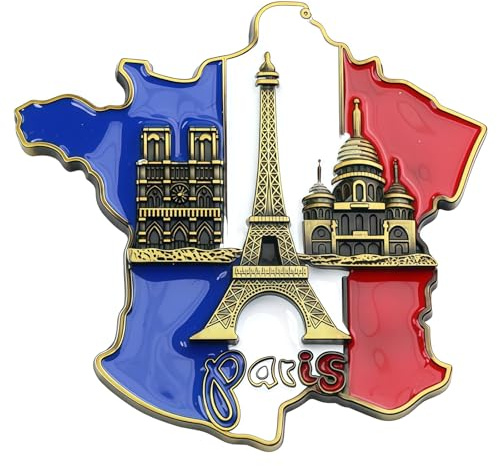 Tivleed paris fridge magnet, eiffel tower magnet, fridge stickers - Tivleed Metal Eiffel Tower Fridge Magnet, 3D Paris Souvenir for Refrigerator, Decorative Home & Office Gift