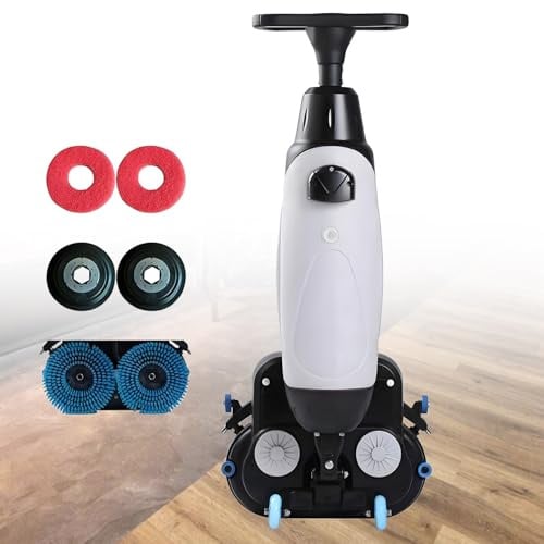 Lavasciuga pavimenti professionale,lavasciuga pavimenti automatica leggera, con pista di pulizia da 43 cm,aspira rapidamente dopo il lavaggio, perfetta per uffici, magazzini o negozi al dettaglio