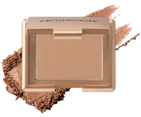 MCoBeauty Summer Glow Bronzer Powder With Natural Luminious Finish | Subtle Golden Shimmer, Natural Warmth, Pressed Formula, Buildable, Vegan & Cruelty Free