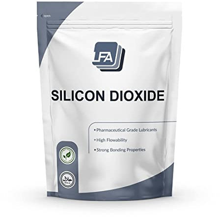 Silicon Dioxide Powder - 1 kg - Moisture-Absorbing Silica Glidant & Anti-Caking Agent for Tablet Press Machine & Capsule Filler Mix