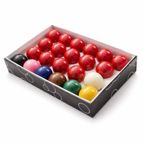 Oypla Full Size Regulation 22 Snooker Billiard Ball Set 2 1/16
