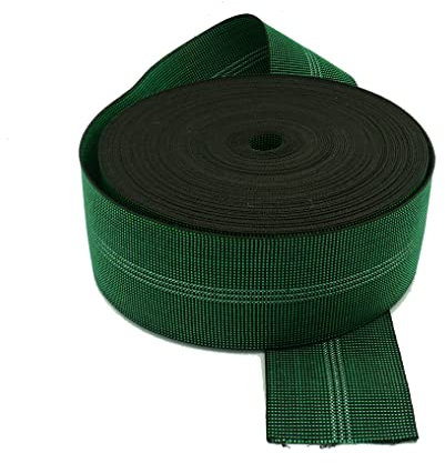 Cincha elástica de tapicería de 80 mm., Correas de Calidad para Asientos de sofás, 24 Metros