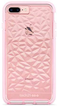 tech21 Evo Gem Protective Phone Case for iPhone 8 Plus/7 Plus - Rose Tint