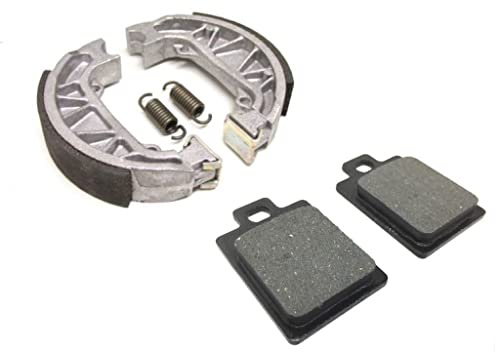 Bremsbeläge & Bremsbacken Satz Vorne Hinten passend für Piaggio NRG 50, Sfera 50 RST, Gilera Storm 50