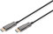 DIGITUS Câble fibre optique hybride HDMI AOC - HDMI 2.0b - 4K/60Hz - UHD - Canal Ethernet - HDR ARC HDCP 2.2 - Contacts plaqués or - 10m - Noir