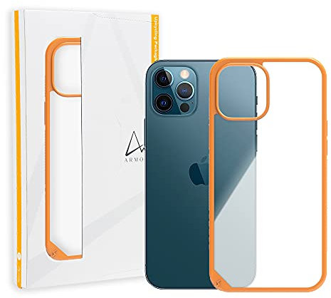 ARMOR Signature Case for iPhone 12 Pro Max (Orange with Grey Tape)
