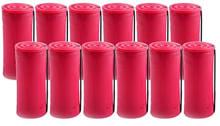 Sharplace 12 Stück Heatless Curls Band Heatless Curls, Overnight Lockenwickler Blowout Curls mit elastischem Band, Hair Perm Rods DIY Heatless Curls Overnight Curls für mittellanges Haar, 3,5 cm
