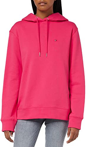 Tommy Hilfiger Felpa Donna con Cappuccio, Rosa (Pink Splendor), L