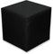 Best for Home Sitzhocker Sitzwürfel | Bodenkissen Hocker | Sitzwürfel Kunstleder | Fußhocker Wohnzimmer | Fußhocker gepolstert | Sitzwürfel 40x40x40 | Sitzhocker Holzwerkstoff | Sitzwürfel (Schwarz)
