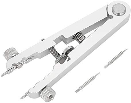 Salmue Federstegzange, 6825 Legierung Stahl Uhrenarmband Entferner Zange, Pince Strap Adjuster Tool Remover, Standard Ersatz Pinzette Kit für und alle