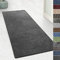 KARAT Teppich Läufer für Küche, Flur & Wohnraum - Teppichläufer auf Maß - Meterware - Flurteppich - Küchenläufer - Wohnzimmer Teppich (80 x 400 cm, Lyon - Schwarz)