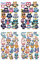 Oblique Unique® Eulen Aufkleber Set 62 Uhu Sticker für Kinder Geburtstag zum Spielen Basteln Scrapbooking Kinderaufkleber für Jungs und Mädchen