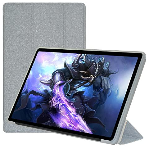 YGoal Hülle für BMAX Maxpad i11 Plus, Premium PU Leder Ständer Leicht Folio Case Cover für BMAX Maxpad i11 10.36 Zoll Tablet, Silber