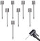 ZELHYEUU Aiguille de Pompe à Ballon, 8 Pcs Aiguille de Gonflage Remplaçable, Aiguilles de Pompe à Air, Aiguille pour Gonfler, Idéal pour Gonfler Les Ballons de Sport