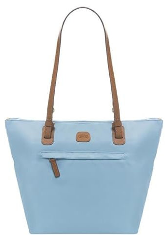 BRIC'S D OLIVA/MORO DAMEN-TASCHE BXG45071.571 X-BAG SHOPPING OLIVA/MORO ND WAHL = P, hellblau, Einheitsgröße
