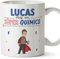 MUGFFINS Tazas Personalizadas para QUÍMICO hombre - En Español - ¡Eres Súper! - 11 oz / 330 ml - Regalo Personalizable original y divertido
