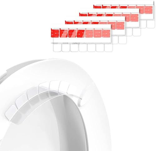 4 Stück Urinschutz für Toilettensitz, Urinabweiser verhindert das Verschütten von Urin Transparenter Töpfchentraining Pee Spritzschutz wasserdichte Urinabweiser für Runde und ovale Toiletten