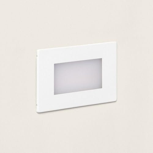 LEDKIA LIGHTING LED-Wandleuchte Außen 3W Einbau Adal Weiß