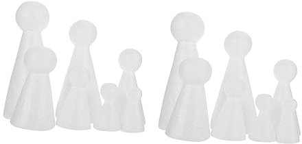 SEWOART 21St Blasenmann DIY malerei puppe dekoration Bastelmodell aus Schaumstoff Kinderhandwerk kinder bastelset Kunsthandwerk Hochzeitsdekoration Schaumstoffmodell zum Basteln Handbuch
