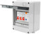 40A 30mA RCD 2MCB 6a16A Verbrauchereinheit mit Schönem Aussehen, Hoher Schaltleistung, IP65-Schutzgehäuse für Garagen, Wohnwagen, Werkstätten