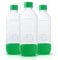 Replacement Carbonating Sparkling Water Bottles for SodaStream - 1 Liter, BPA-Free & Leak-Proof (Compatible with Fizzi, One Touch, Jet, Source, Play, Genesis, Power Models) - 3-Pack (Green)