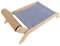 TIKATARER Silla de Sisal para Gatos, Hamaca para Gatos, Silla para Gatos Transpirable, Cama para Gatos Al Aire Libre, Marco de Madera, Columpio, Cama Elevada para Gatitos con Rascador,