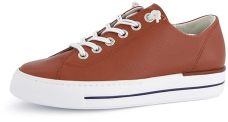 Paul Green Damen Low-Top Sneaker - Wechselfußbett & Orthopädische Einlagen - Leichte Eva-Sohle - Sportschuhe & Sneaker Damen - Rot 51x