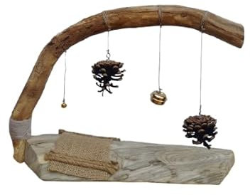 Giocattolo per gatti (legno di ulivo)