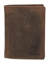 Hörner Opus Geldbeutel Herren Braun I Echtes Leder I Hochwertige Geldbörse Männer I Wallet for Men I Portemonnaie Mann I Brieftasche I Karten Portemonnaie I RFID Schutz
