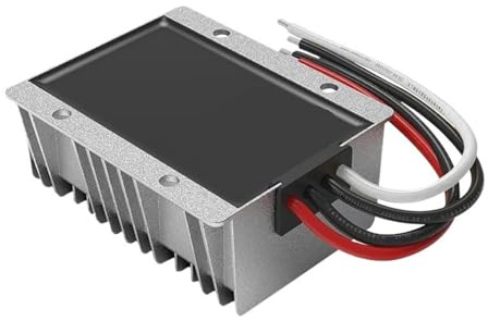 xuyuyan 9-35V to 13.8V 12.6V 14.5V 5A-25A 12V Lithium Battery Charger Dual Battery System Boost Step-down DC Lead Acid Battery Charger(Output 22A,10VTO32V_13.8V)