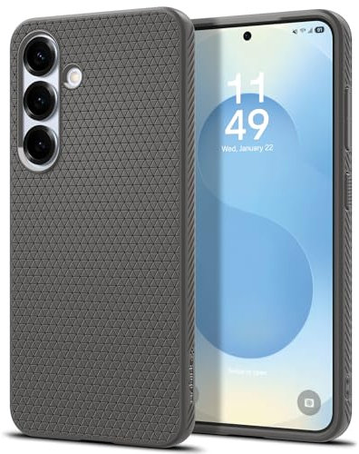 Spigen Liquid Air Hülle Kompatibel mit Samsung Galaxy S25 -Marble Gray
